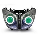 042 Angel Halos Demon Eyes Headlight Yamaha Tmax T-Max 2008-2011 Green